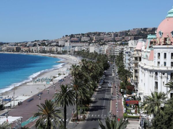 promenáda v Nice
