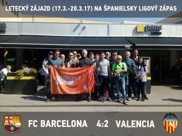 futbalovy zajazd na Barcelona - Valencia
